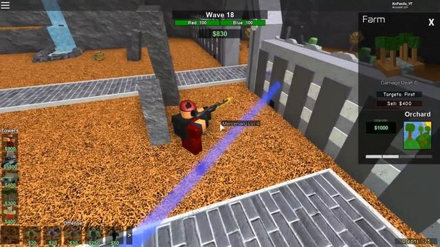 НАЕМНИК и ЗЕД В РОБЛОКС ТОВЕР БАТЛС - Roblox Tower Battles смотреть онлайн