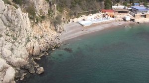 Вид на Парк-отель Симеиз с горы Дива