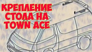 Крепления стола из castorsma, и руль на Town Ace