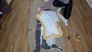 Изготовление ростовой фигуры из картона (DIY)