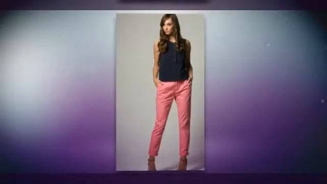 С чем носить розовые брюки? смотреть онлайн