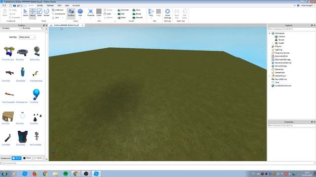 HOW TO MAKE FORTNITE IN ROBLOX [Creating the Terrain] ROBLOX смотреть онлайн