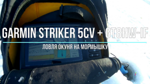 Garmin Striker Plus 5CV + GT8HW IF Зимняя ловля окуня на мормышку.mp4