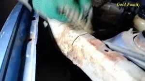 Дэу Нексия, ремонт арки и восстановление порога Daewoo Nexia
