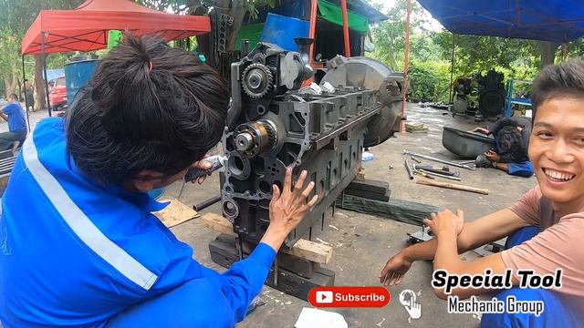 #Caterpillar 324D final drive disassembly & #Weichai Engine Assembly смотреть онлайн