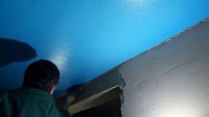 Пробую наносить фактурную краску Лакра методом шпатлевания...(1)