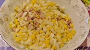 Свекольный салат с курицей