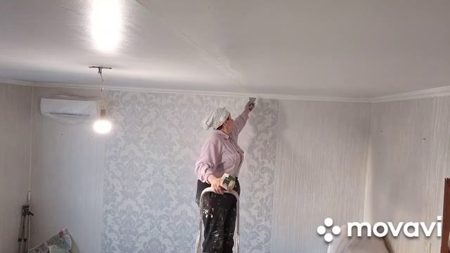 Как заделать стык плит потолка, нитяную трещину