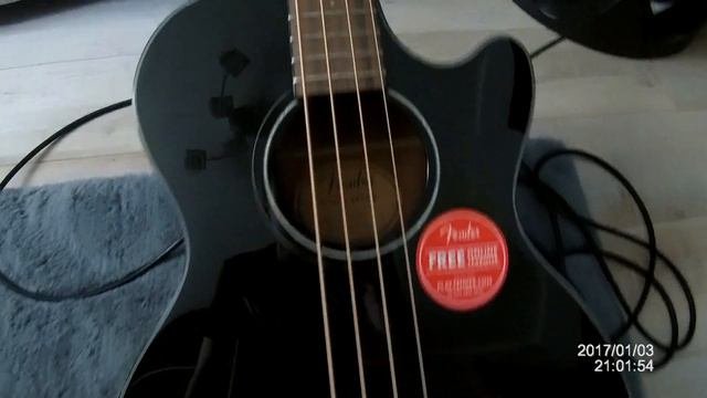 Acoustic Bass - Fender CB-60SCE Black, Fender Cb60, Fender Cb60-sce, Fender CB-60SCE CB-60SCE Black