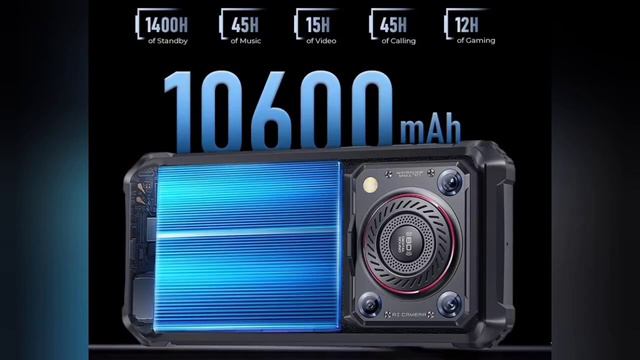 Oukitel WP36, 8/128, 10800 mAh, NFC, Helio P60, 394g, 128dB. Скоро, за 120$ смотреть онлайн