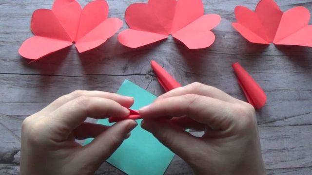 Троянда з паперу своїми руками смотреть онлайн