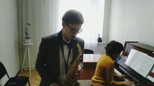 Александр Косенко - 13 лет. Саксофон. Есильская "ДМШ" смотреть онлайн