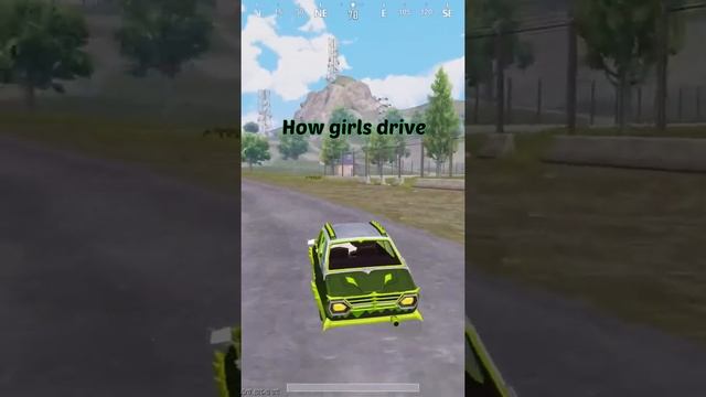 how girls drive ? | pubg mobile | mureithi gaming ?