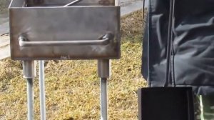 Небольшой мангал из нержавейки