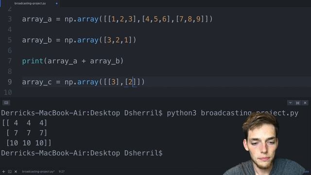 NumPy Broadcasting Practice - Learn NumPy Series смотреть онлайн