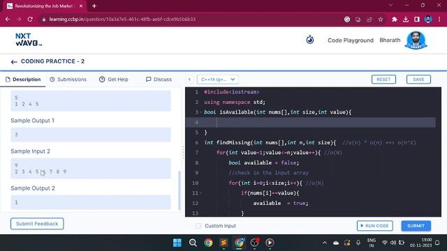 Missing Number in Array (optimization) || Binary Search || DSA Expert Series || CCBP 4.0