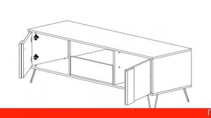 Обзор Тумба для ТВ Берген | HOFF