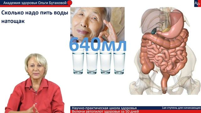 Пить воду натощак.Сколько и какую.Ольга Бутакова.