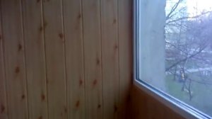 Отделка лоджии панелями МДФ