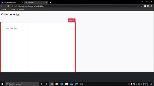 How make own Coderunner by bootstrap5 | html5 | jquery ?