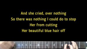 Tv Girl - Blue Hair | Karaoke Guitar Instrumental