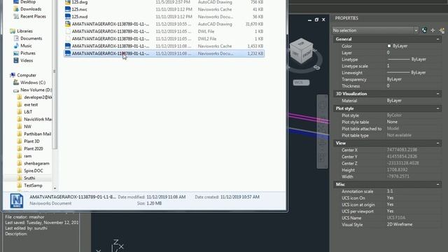 Plant 3D Data Transfer to Navisworks