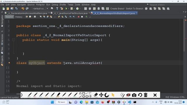 #48-  Normal Import In Java | Access Modifiers | Learn Complete #java In Hindi