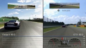 Forza Motorsport 4 vs Gran Turismo 5 Graphics Comparison ((SPLIT SCREEN))