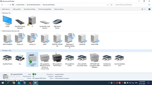 #INSTALL HP2035 PRINTER AND SHARING PRINTER OVER THE NETWORK смотреть онлайн