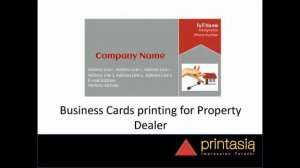 Property Dealer Visiting and Business Cards | Printasia.in