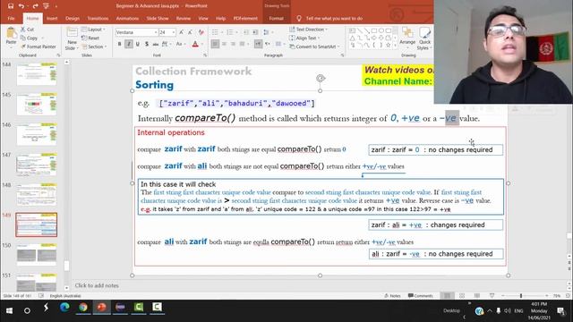 java collection framework #19 | sorting string | sorting wrapper classes