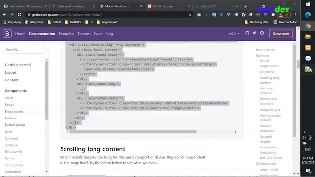 Hướng dẫn show modal popup mặc định khi tải trang sử dụng bootstrap jquery |dandev смотреть онлайн