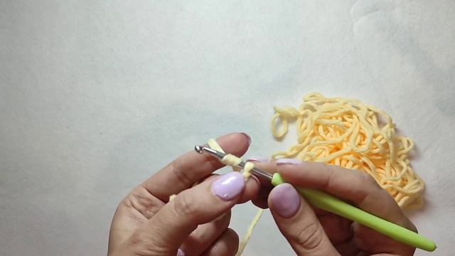 Начало вязания крючком. Первая петля, цепочка из воздушных петель. смотреть онлайн