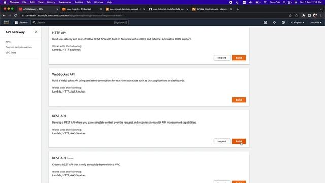 How to upload file to S3 via API Gateway using Pre-signed URL [Hindi] - API Gateway tutorial p20 смотреть онлайн