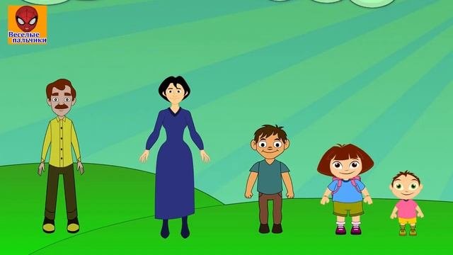 Семья пальчиков ДАША ПУТЕШЕСТВЕННИЦА|ДОРА|Dara Finger Family In Russian