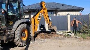 Подготовка строительной площадки под въездную группу и заезд