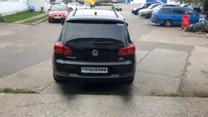 Звук выхлопа на разгоне VW Tiguan 2.0 TDI
