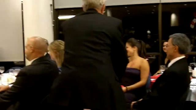 Ernie Rogers Benefit Auctioneer and Dave Henderson sell a signed football at a benefit auction. смотреть онлайн