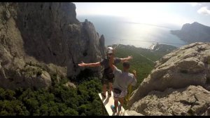 Ильяс-кая Rope Jumping with Skyline X-Team in Crimea