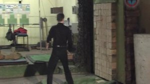 Боевое метания ножа.