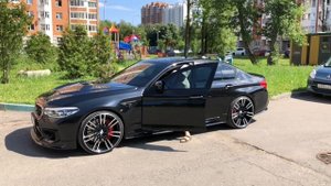 bmw g30 на шикарных 22" колесах