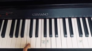 Очень лёгкая мелодия на пианино за 20 секунд