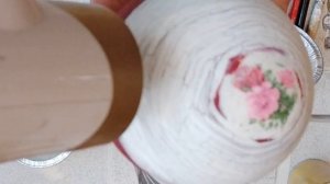Как сделать очень красивый новогодний шар с кракелюром без лака .Супер елочная игрушка.