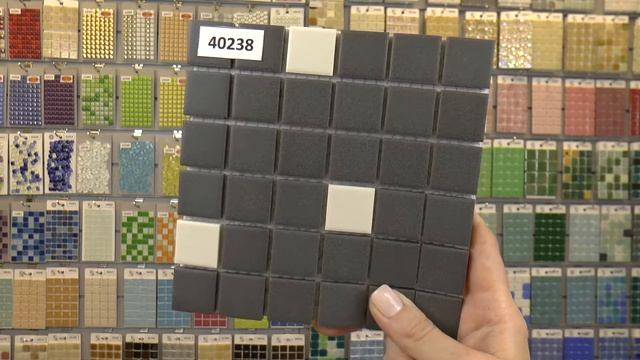 Темно-серая мозаика из керамогранита смотреть онлайн