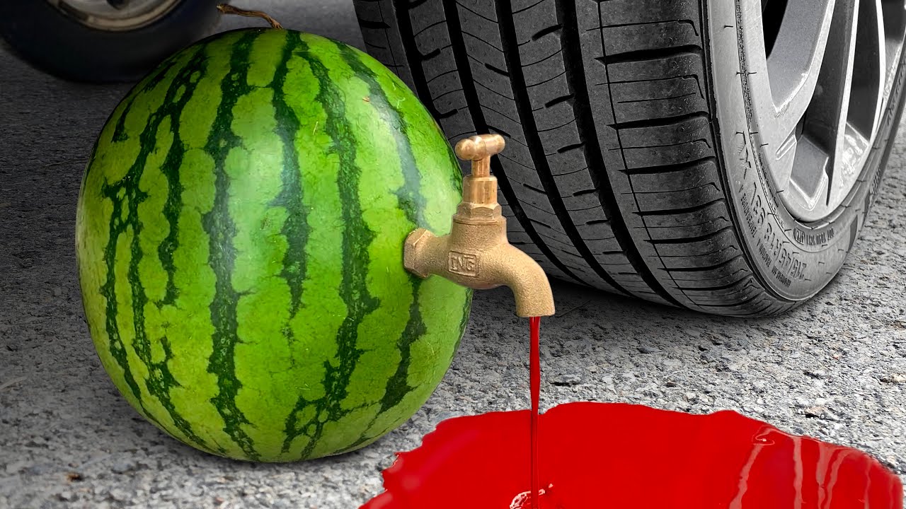 Машина Давит Предметы под Колесом АСМР МАШИНА смотреть онлайн