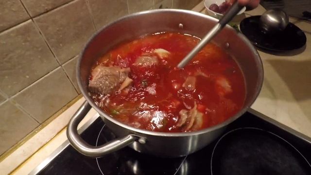Борщ из говядины Рецепт beef borsch