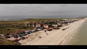 ОСТРОВ БИРЮЧИЙ, УТЛЮКСКИЙ ЛИМАН и ФЕДОТОВА КОСА В КИРИЛЛОВКЕ С ВЫСОТЫ • Полет над Азовским морем