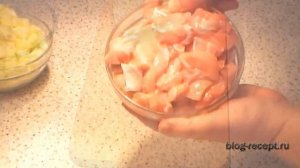 Овощное рагу с кабачками, картошкой и курицей