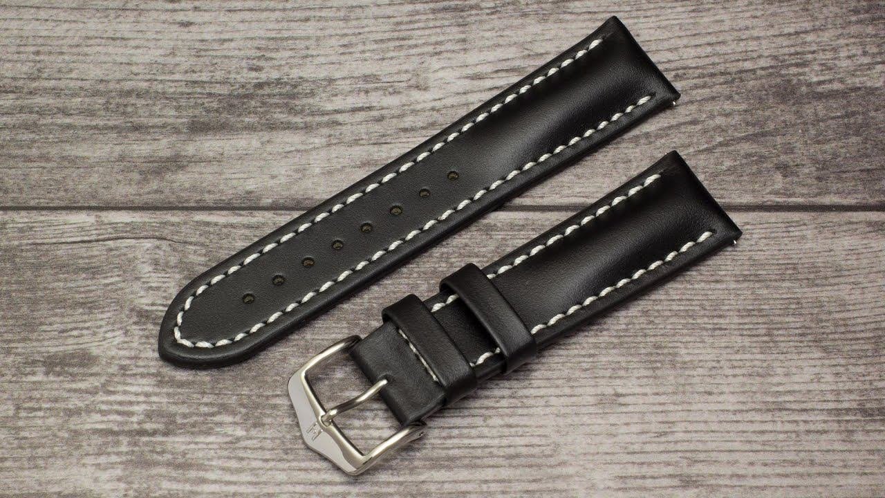 Ремешок HIRSCH Heavy Calf чёрного цвета от Ремешоп