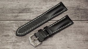 Ремешок HIRSCH Heavy Calf чёрного цвета от Ремешоп